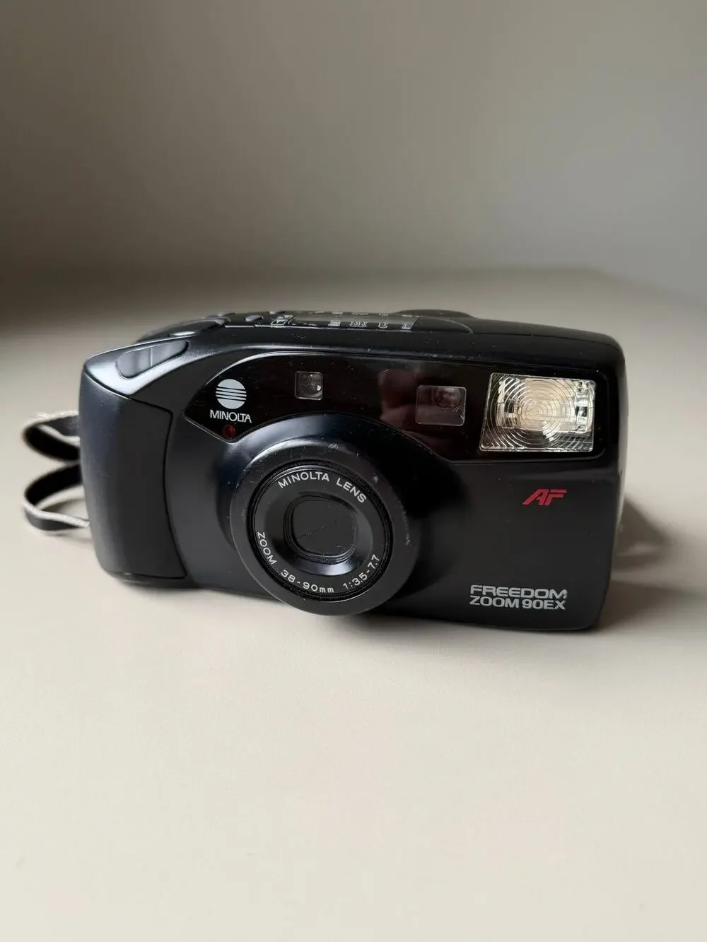 Minolta Freedom Zoom 90EX Point And Shoot 35mm Film Camera Riva Zoom 90s WORKS